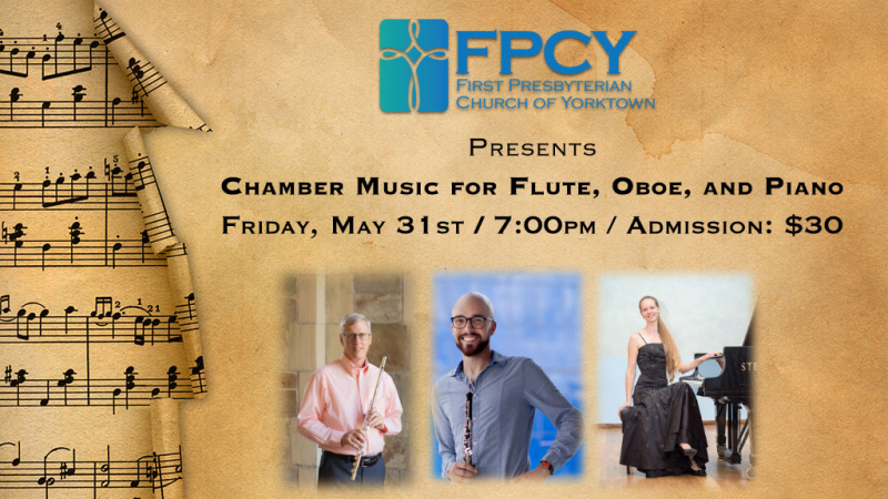 FPCY Concert Series - Chamber Music for Flute, Oboe, and Piano
